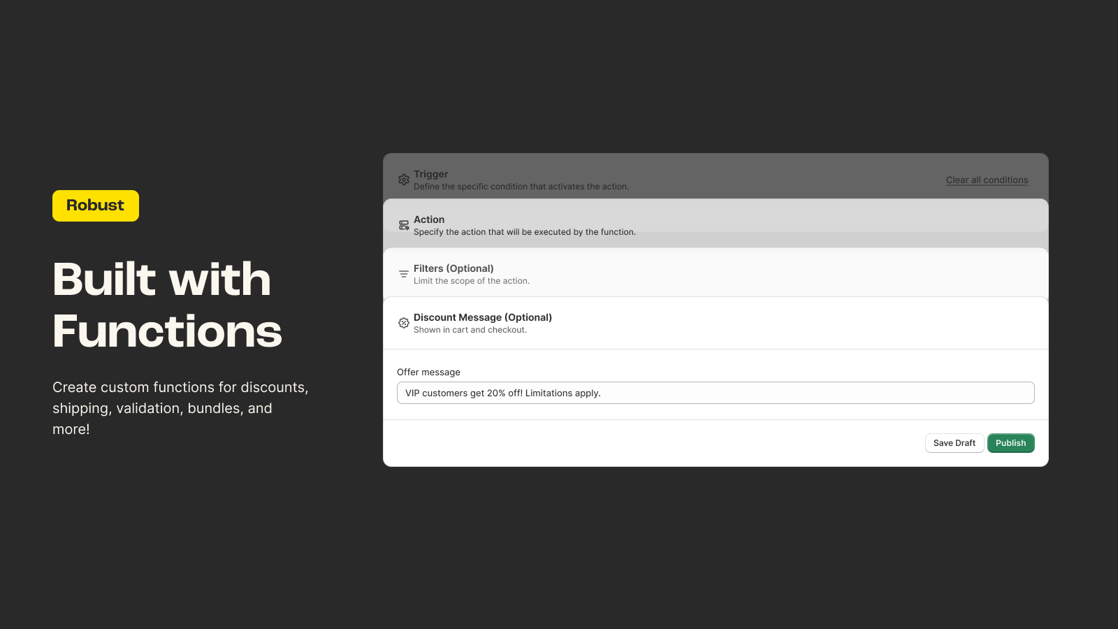 Built with Functions