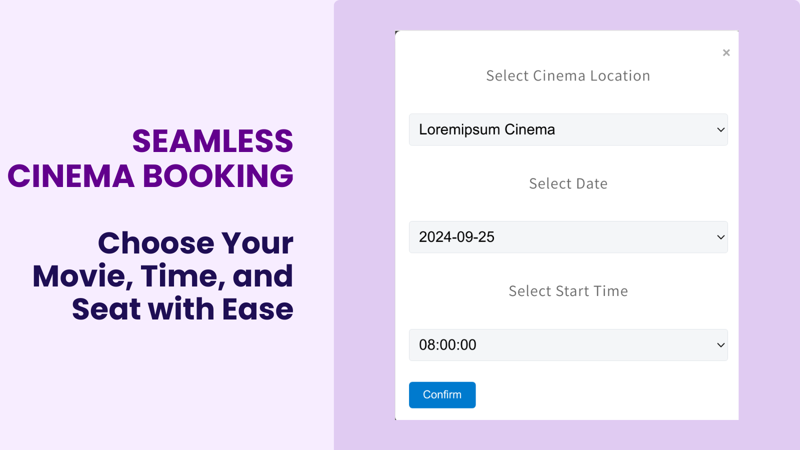 multiple location, time slots booking