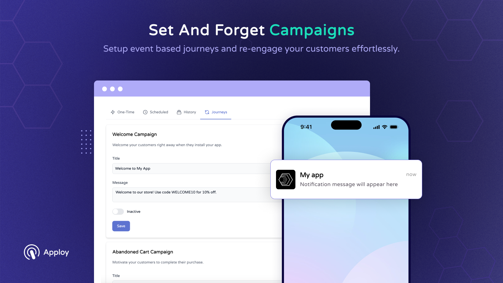 Re-engage customers with set and forget campaigns