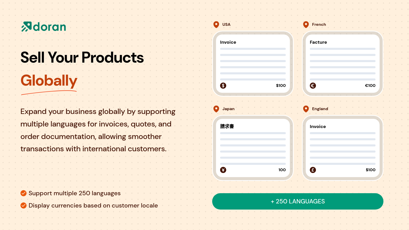 Sell Your Products Globally