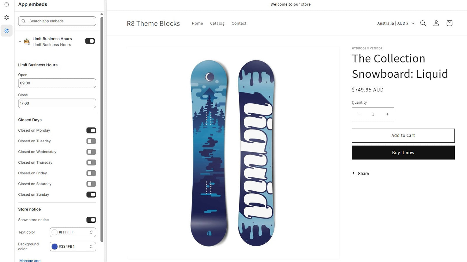 During business hours