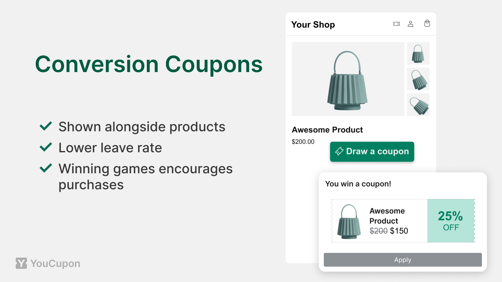 Conversion coupons