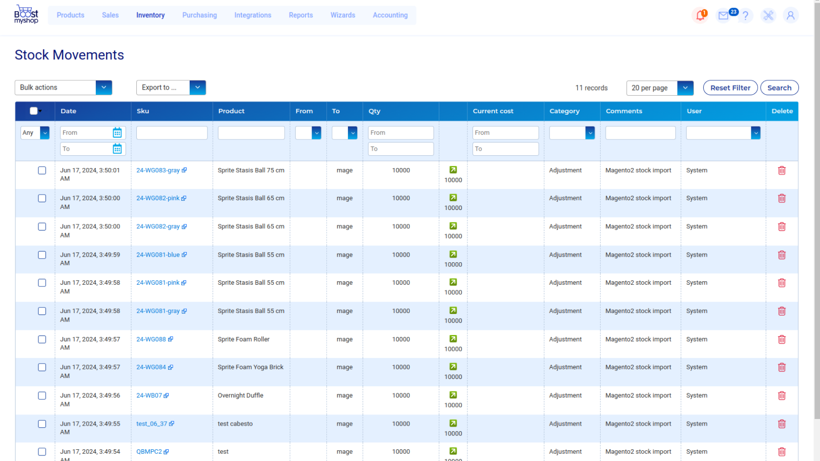 myFulfillment-Warehouse_Management_System_stock_movements