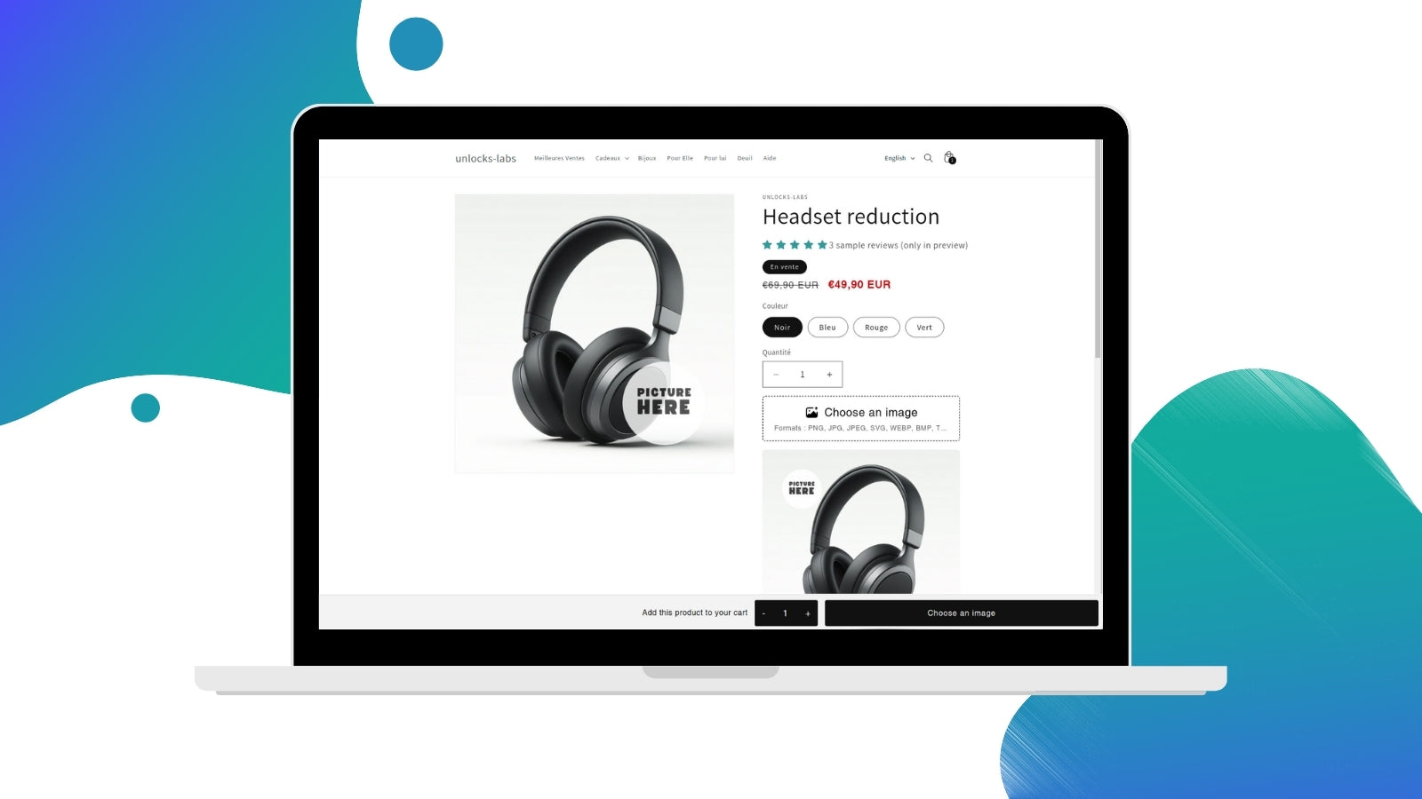 Preview product page