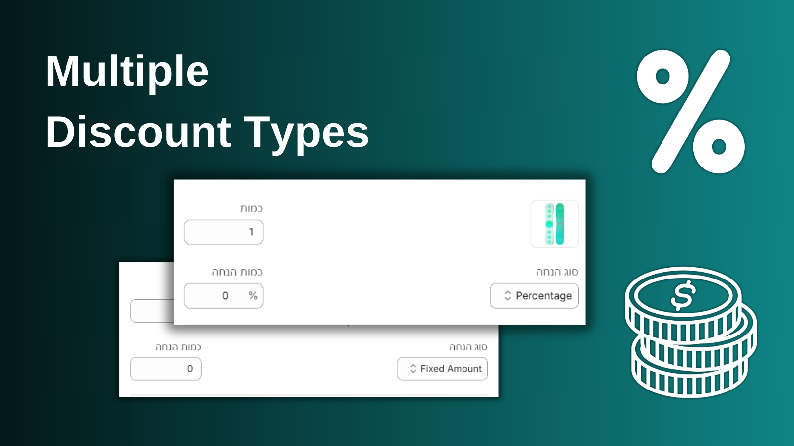 types of discounts page