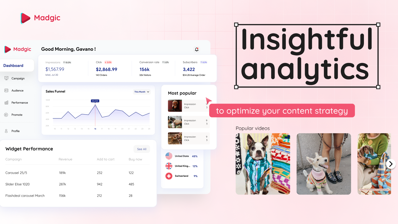 Performance Analytics to get insights
