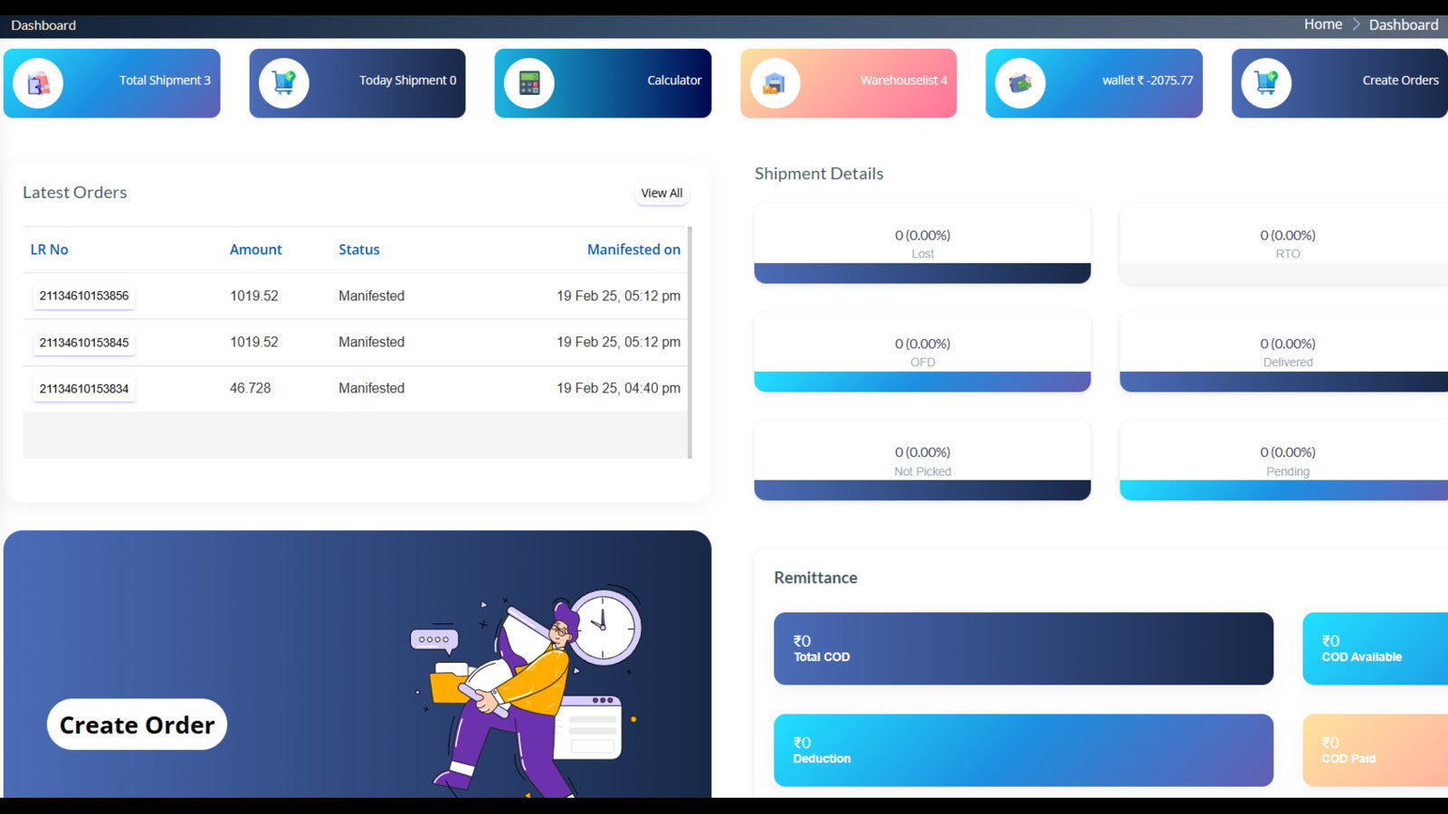 Merchants fulfilling orders using CargoWale Shipping