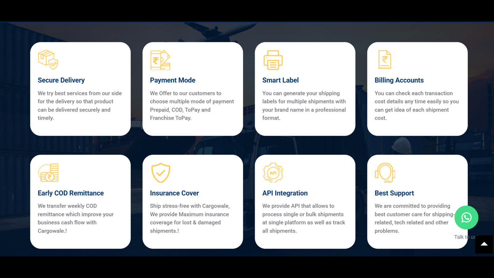 CargoWale Shipping Steps
