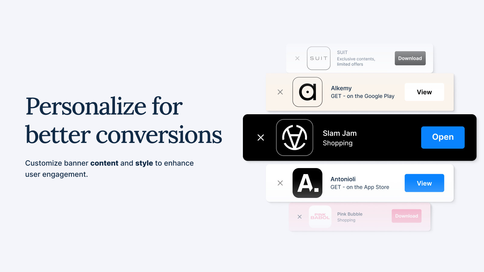 Personalize for better conversions