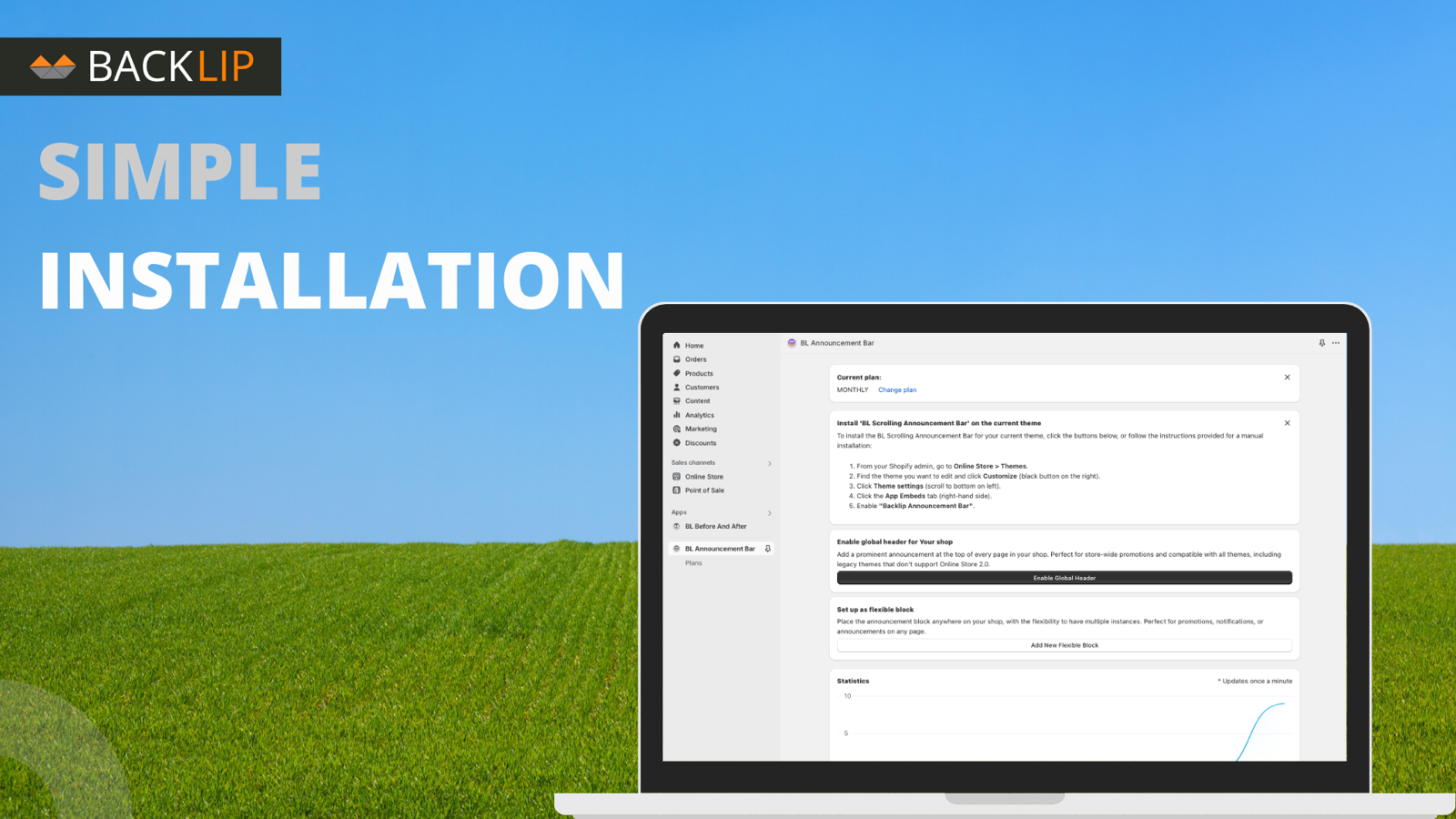 Scrolling Announcement Bar - Simple Installation