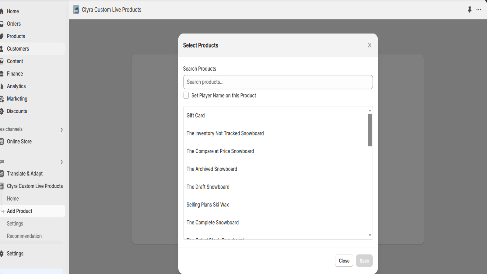 Add customize option for your products