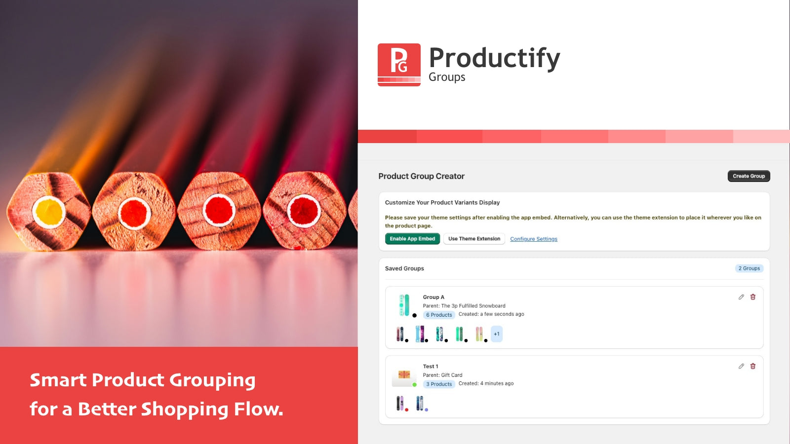 Productify Groups