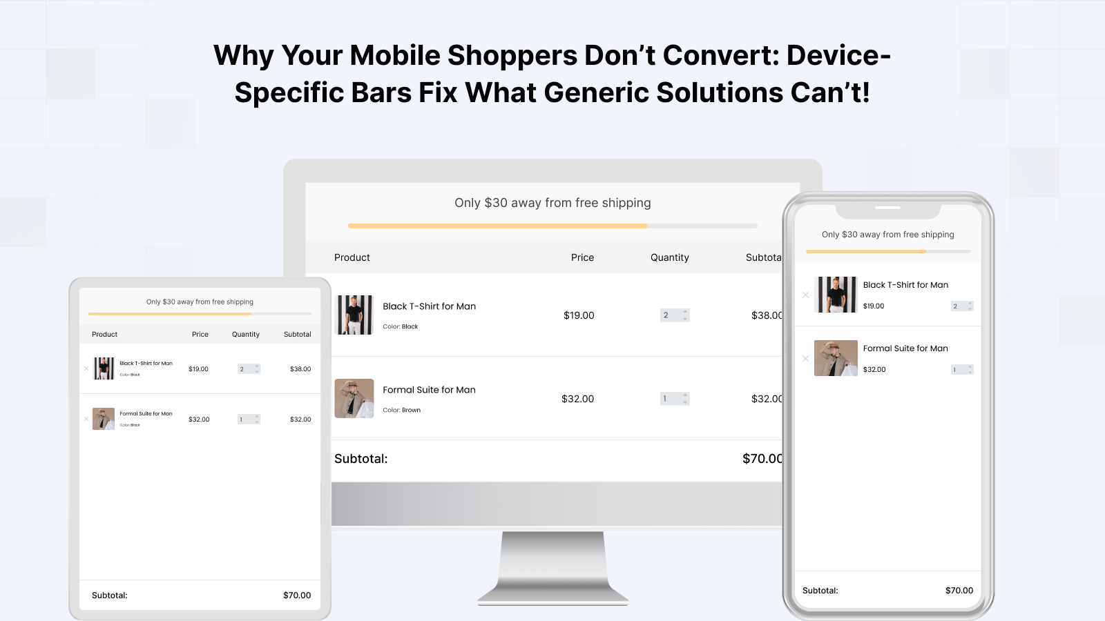 Device-Specific Bars