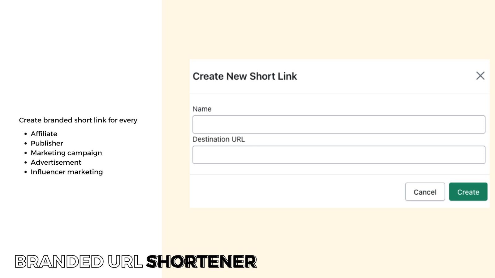 Create Branded Shortlink