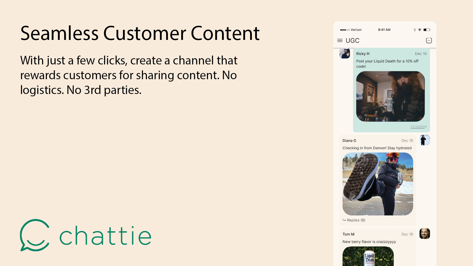 Chattie Customer Content