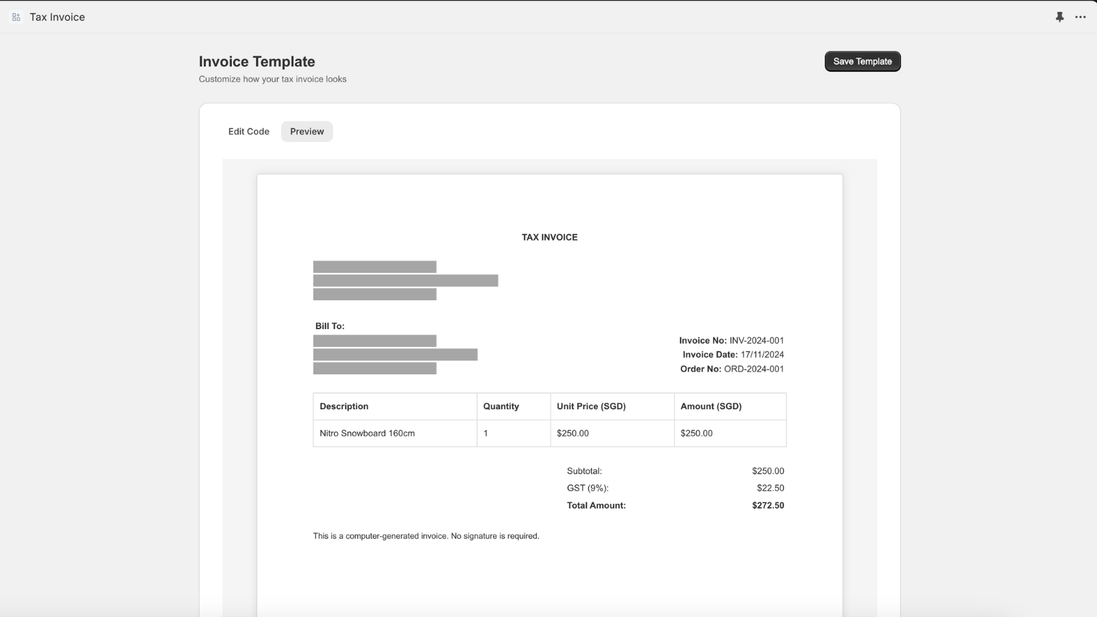 Customize your template the way you want