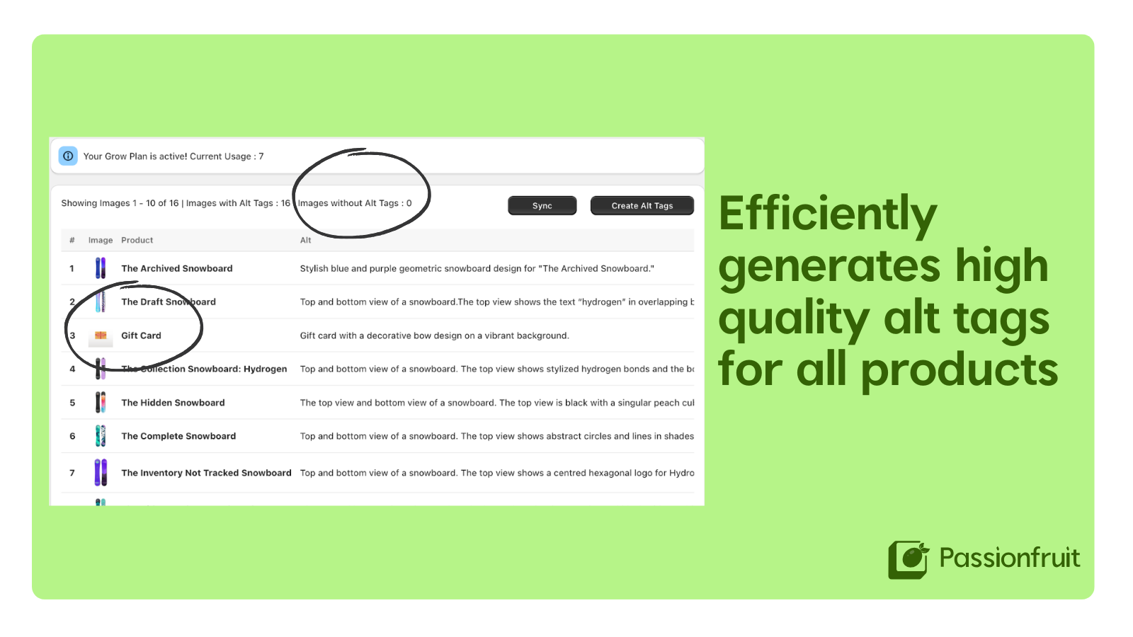 Create alt text with one click