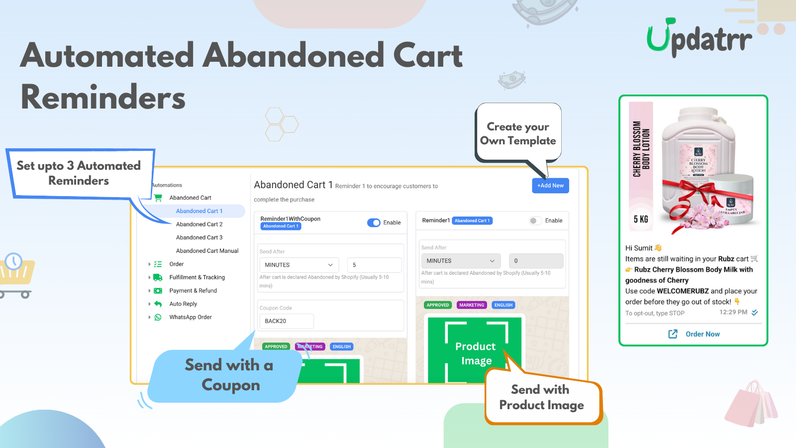 WhatsApp Abandoned Cart Reminders