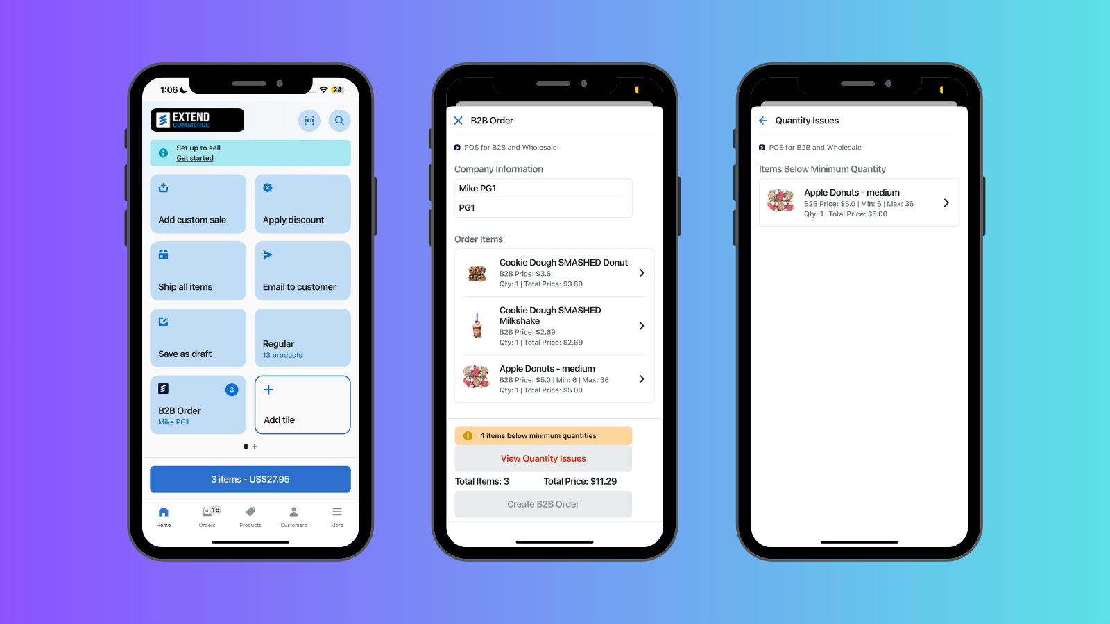 Walkthrough of POS app