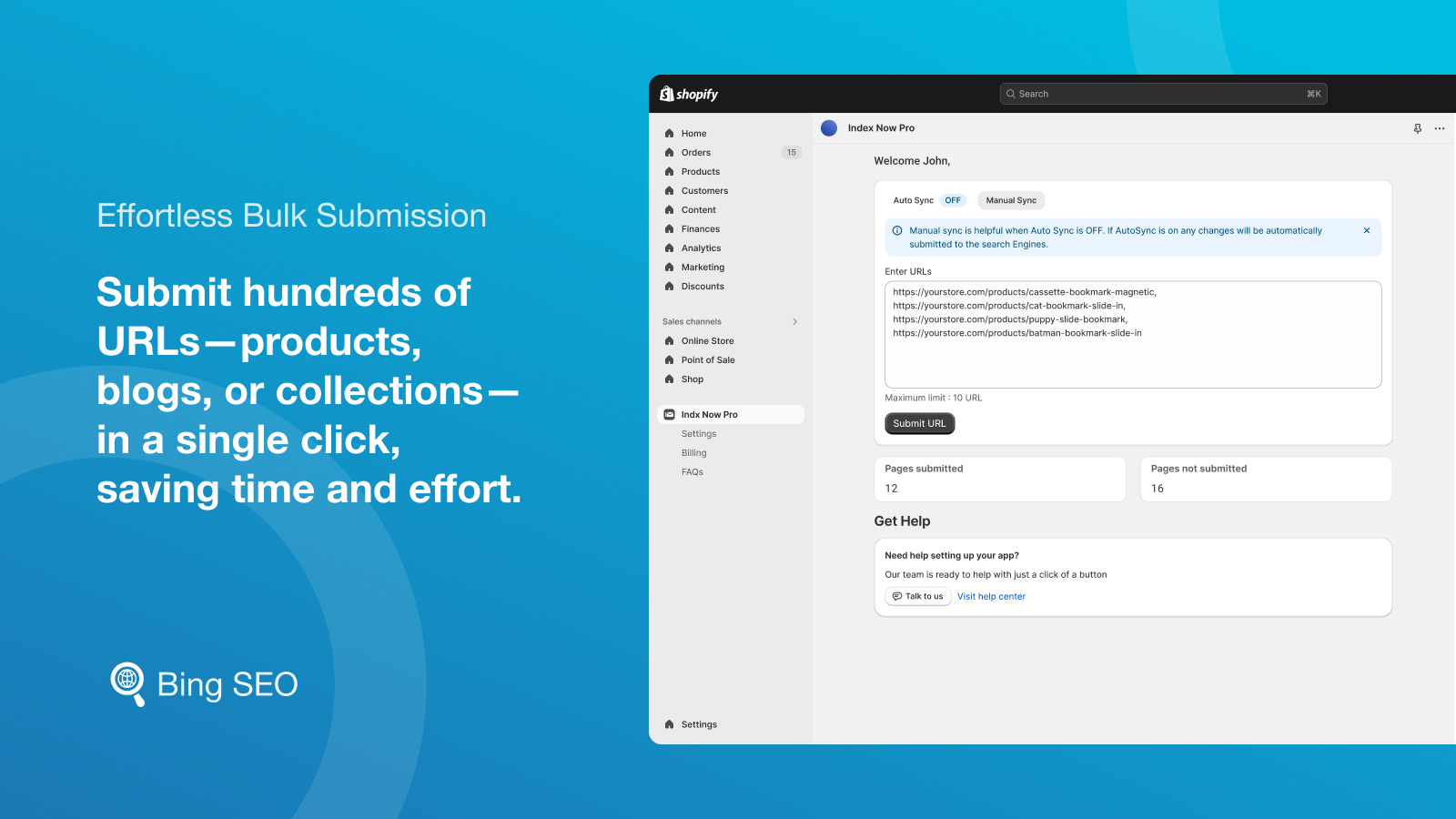 Effortless Bulk Submission