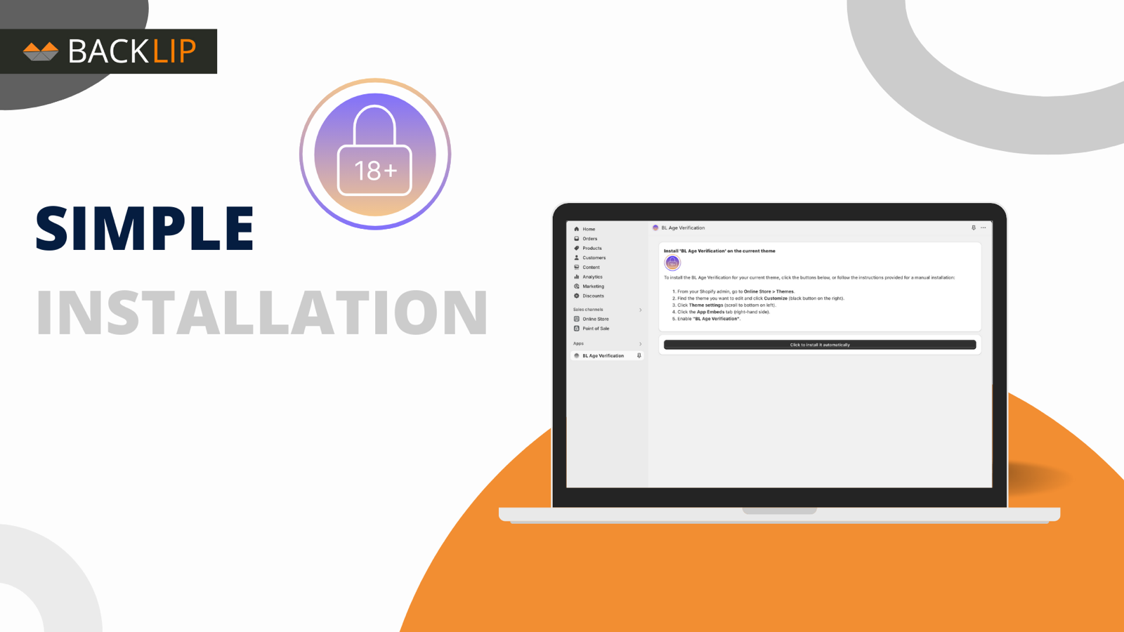BL Age Verification : Simple Installation