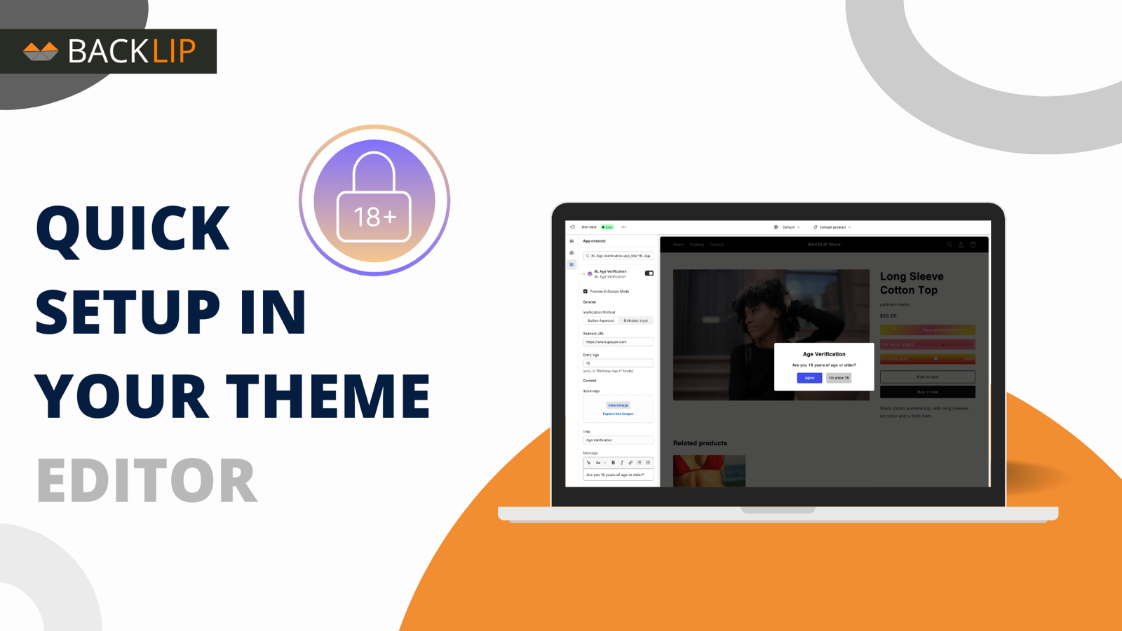 BL Age Verification : Quick Setup In You Theme Editor