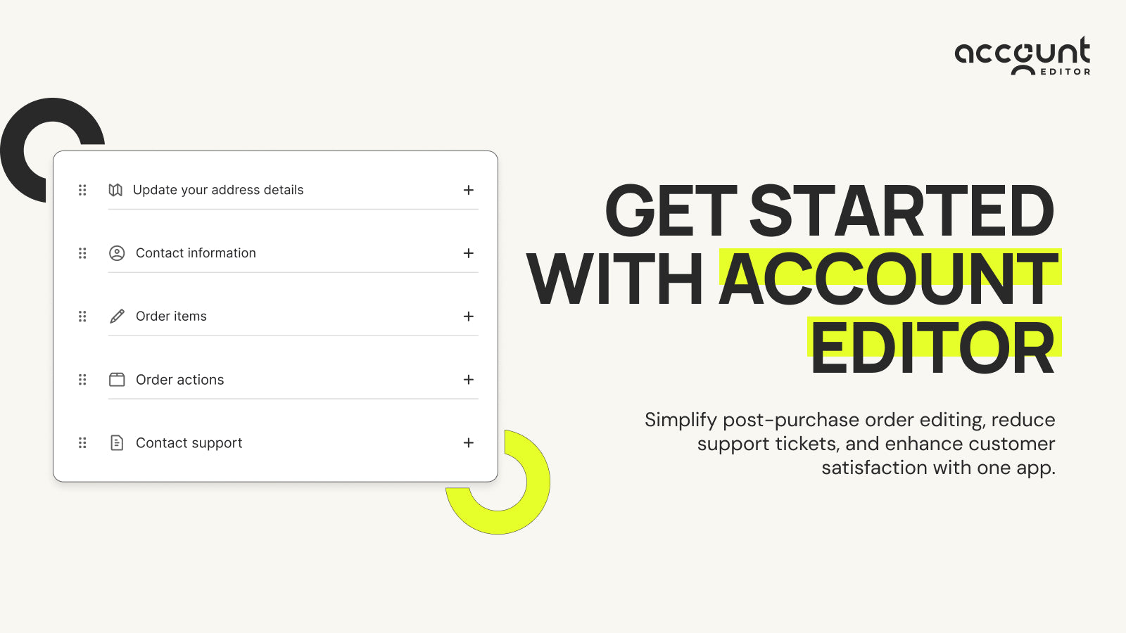 Welcome to Account Editor