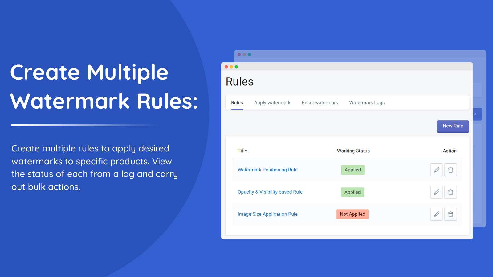 Apply Shopify watermark rules