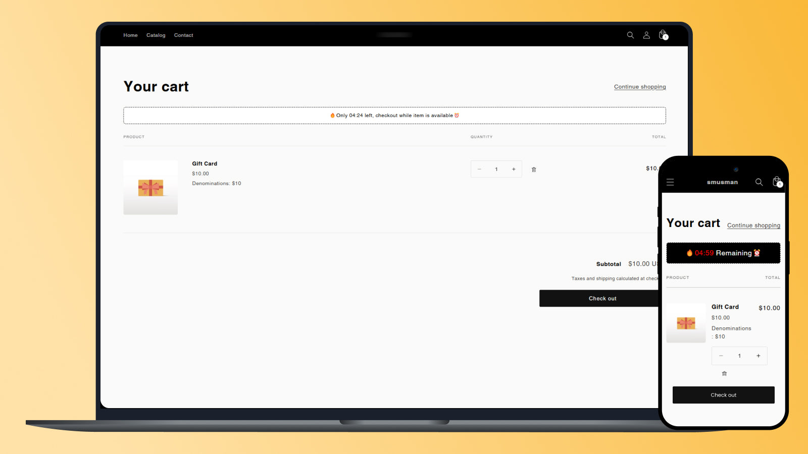 Hurry Cart front-end view