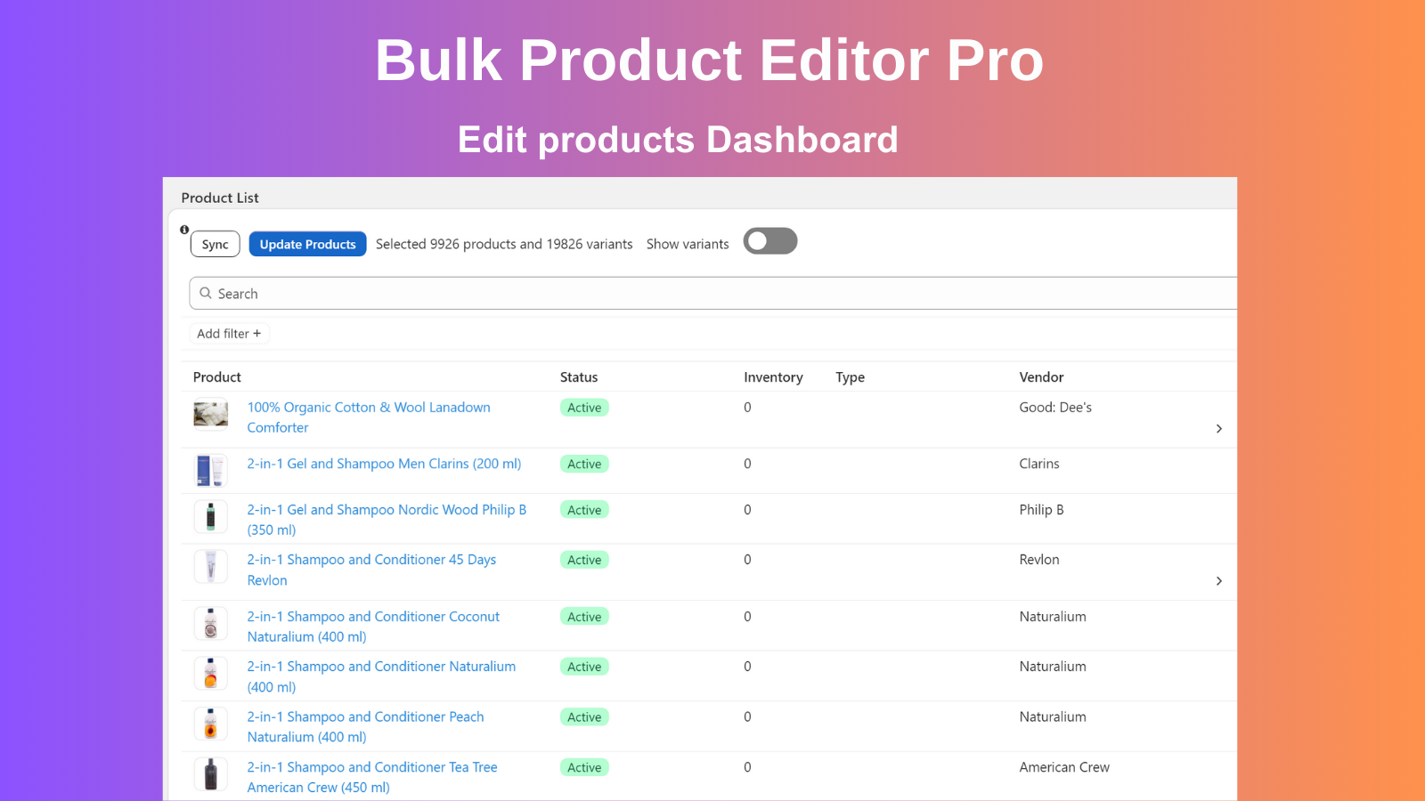 bulk product editor shopify app