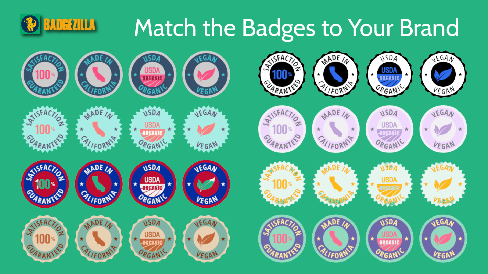 Match the seals perfectly to your brand