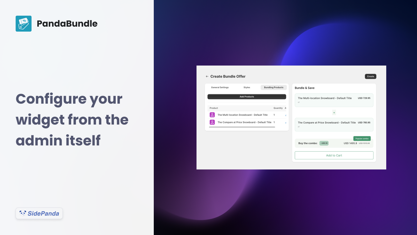 Configure your bundles