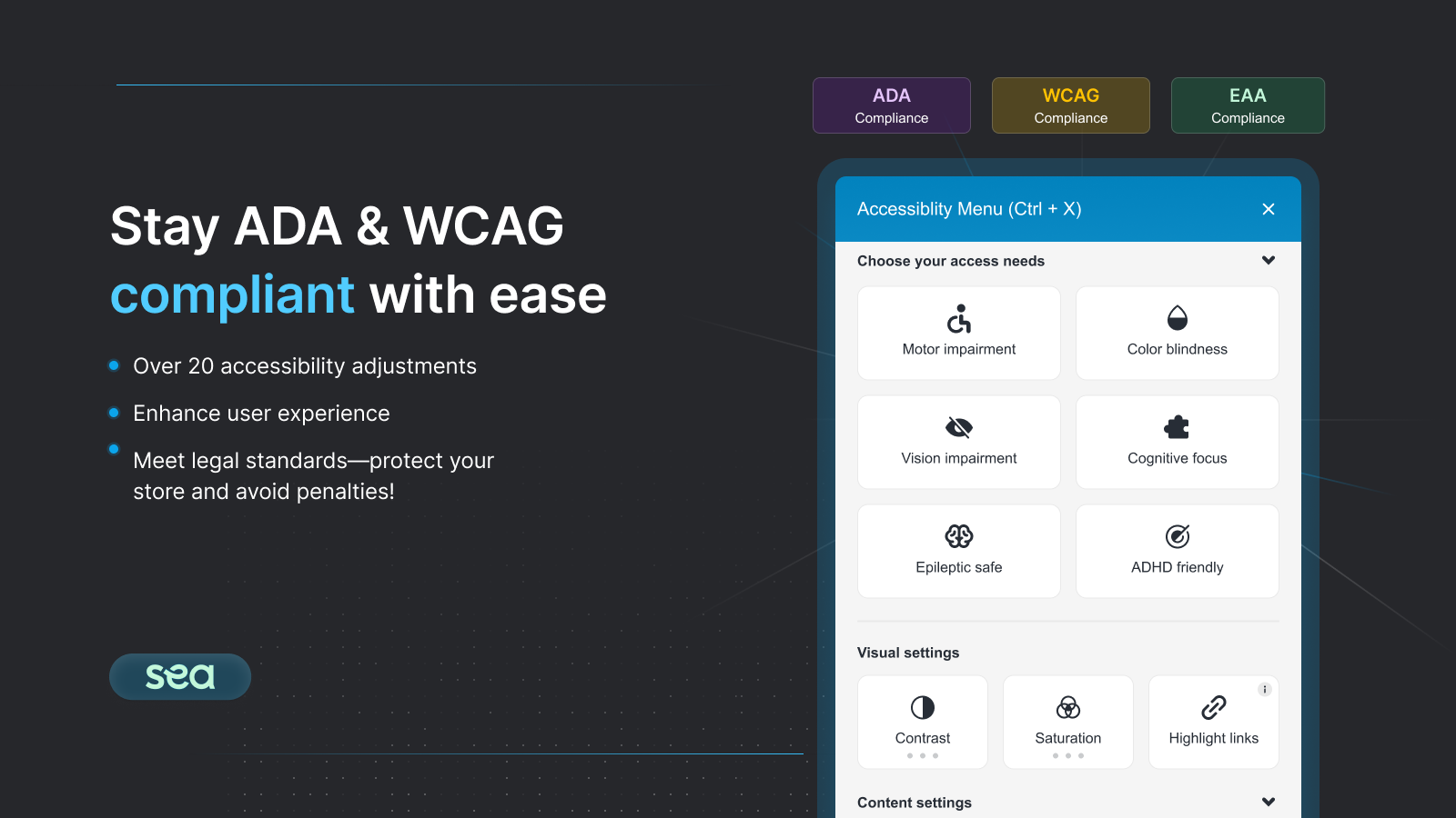 Effortlessly comply with legal requirements