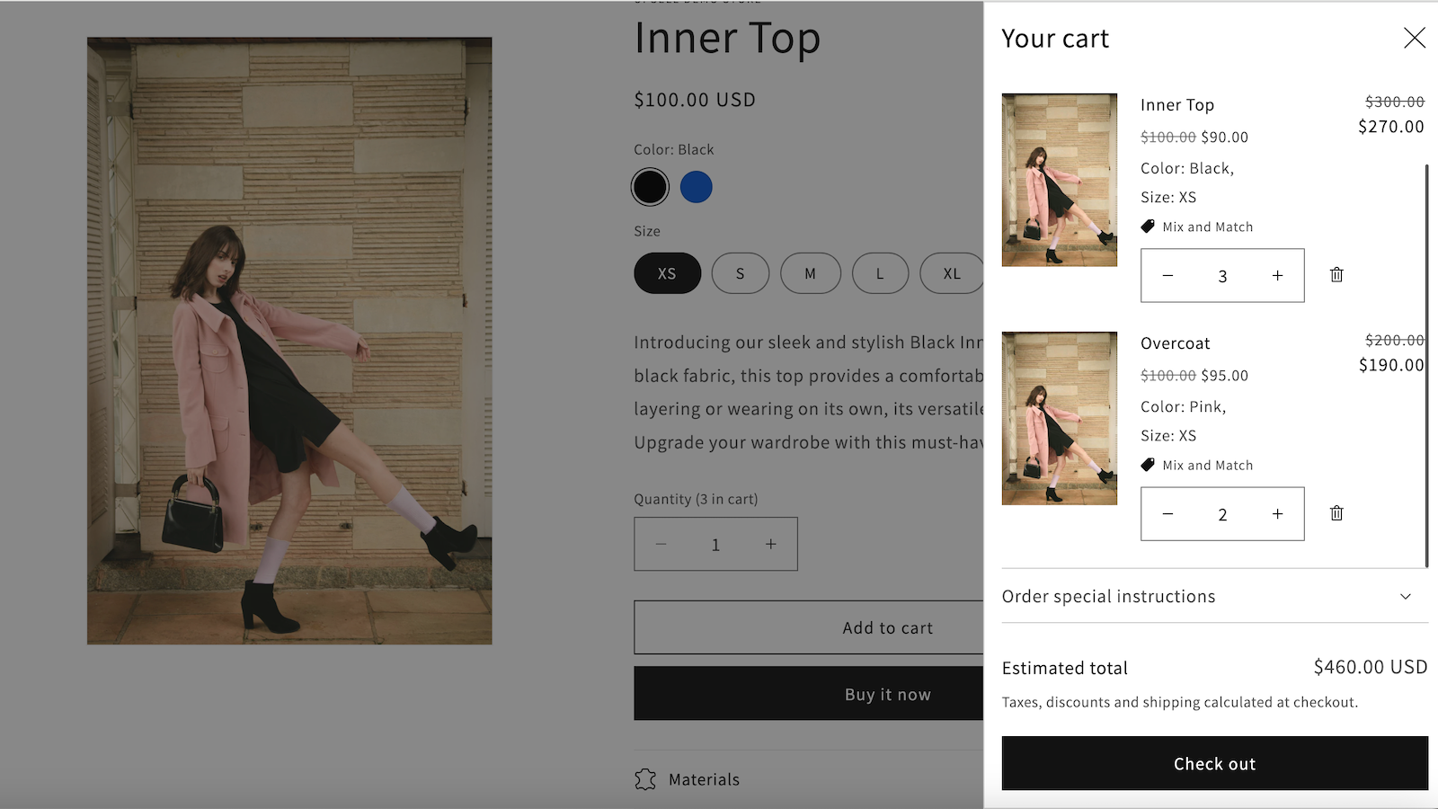 mix and match discount