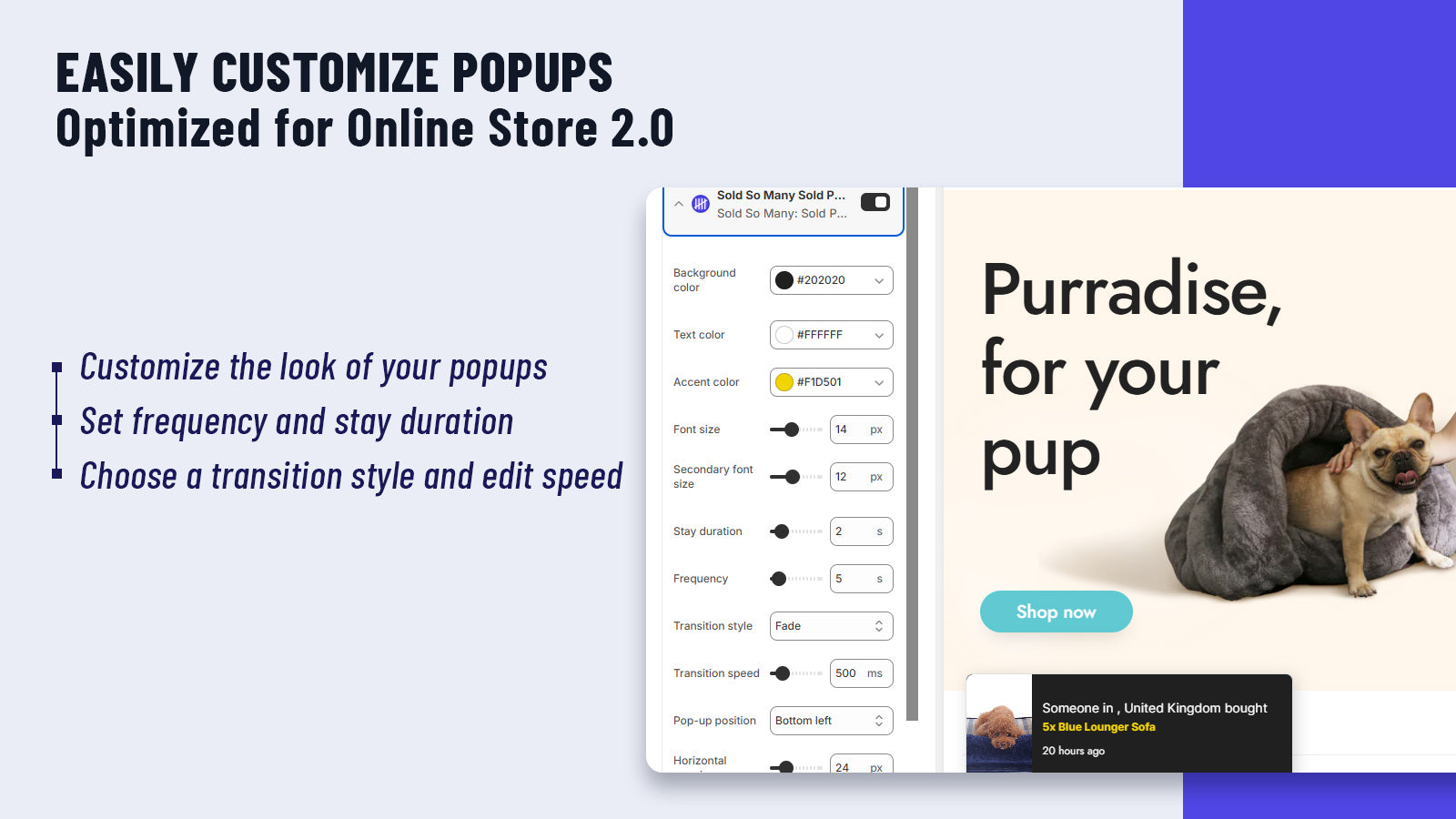 Sold So Many: Sold Popups