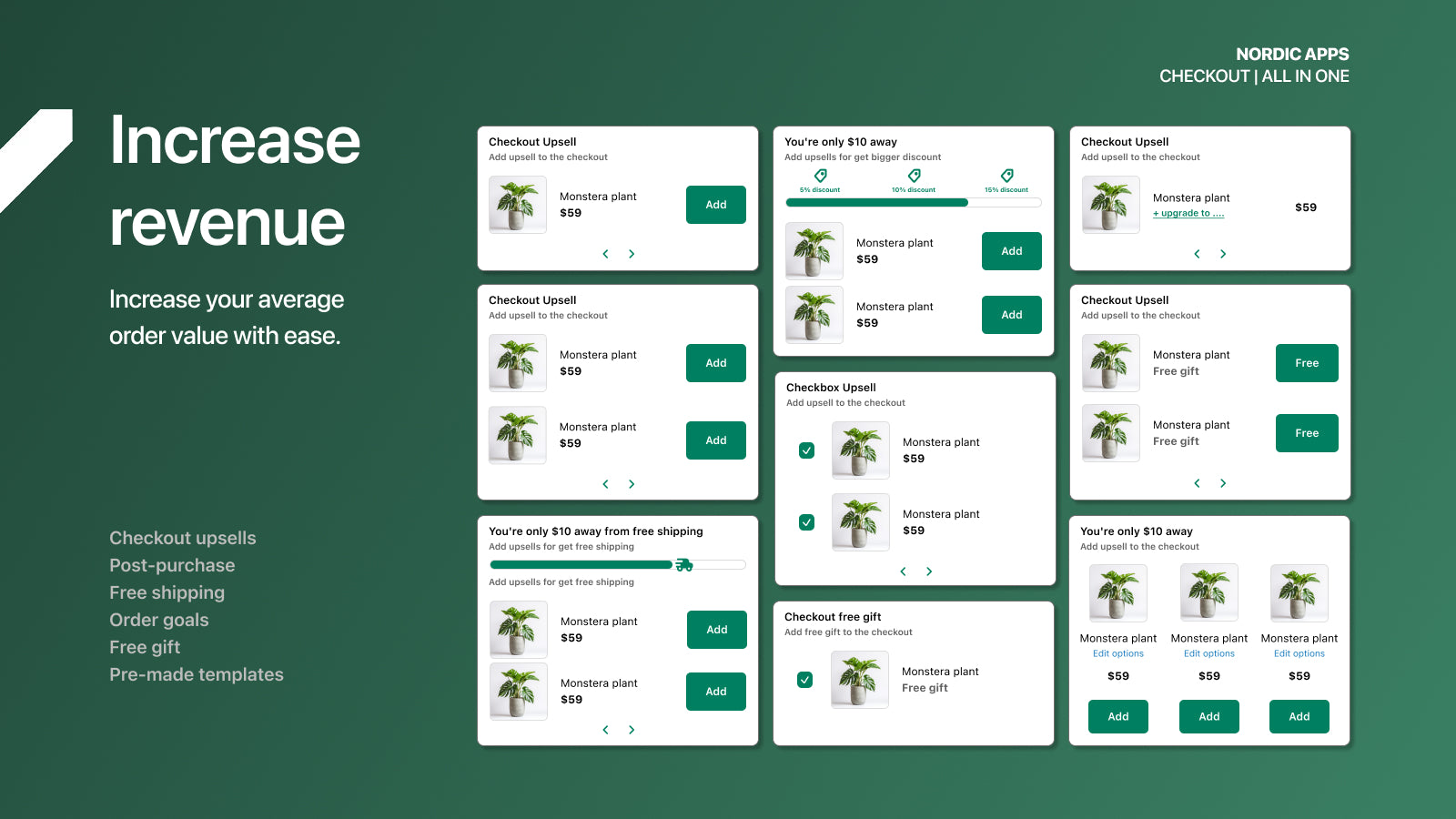 Checkout | Flow - Increase revenue