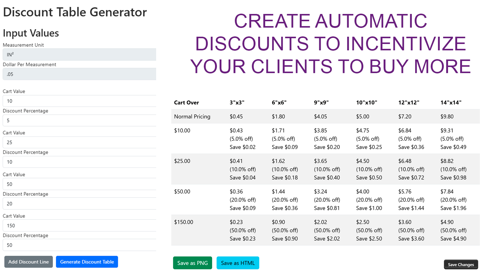 Auto Discounts Based On Cart Value To Incentivize LargerCarts
