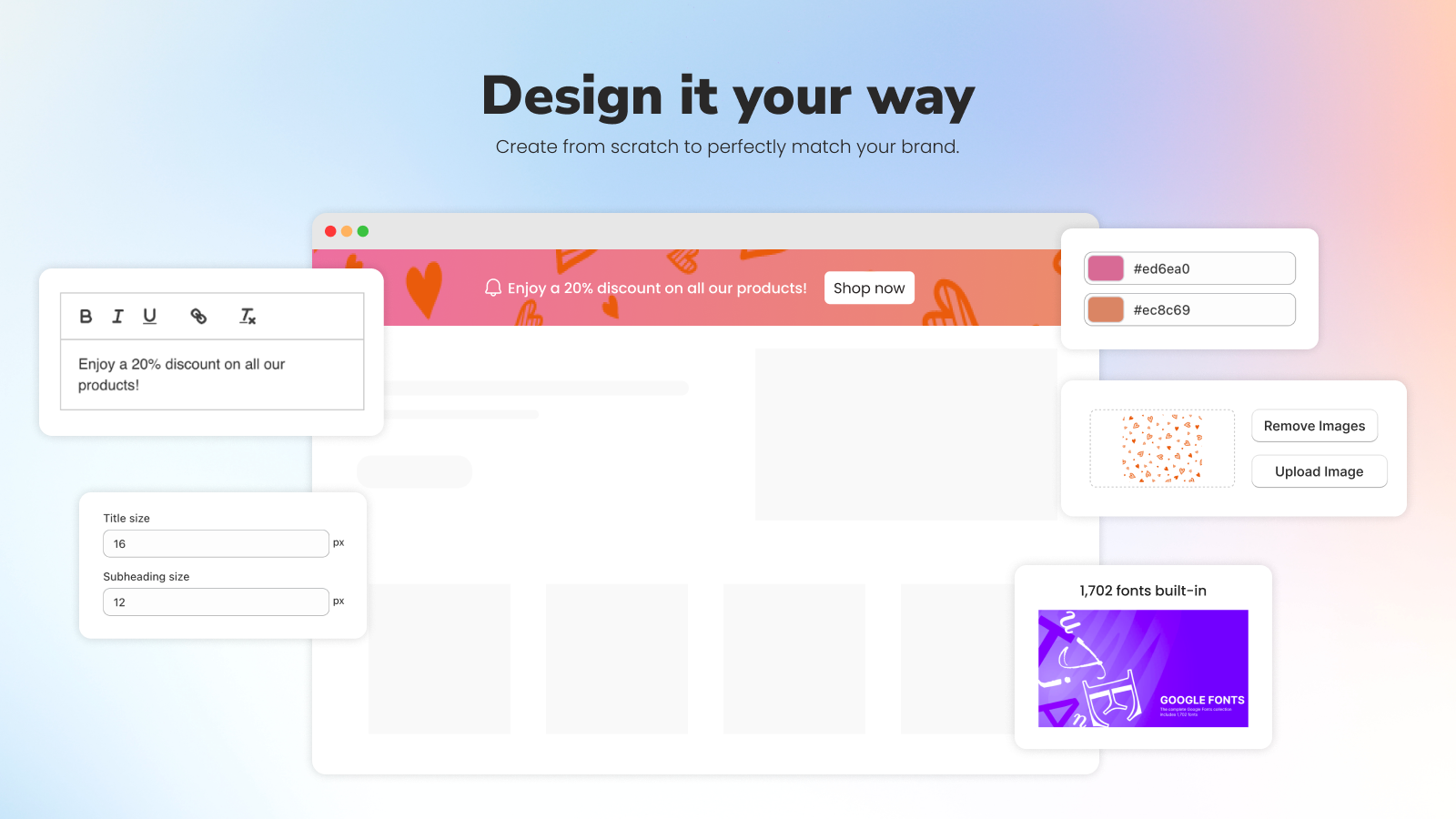 Setting announcement with annify announcement