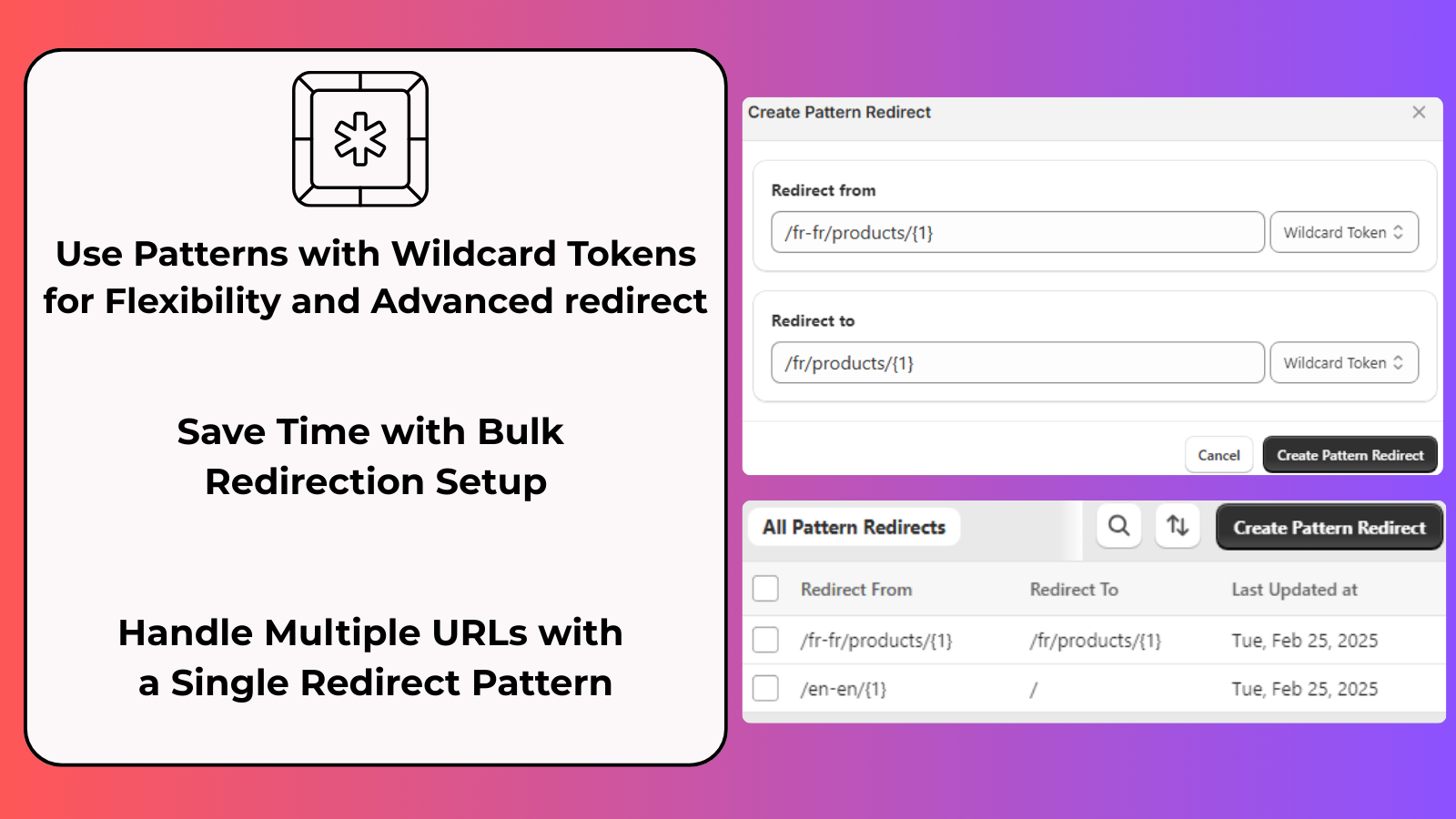 Wildcard 301 Redirect url