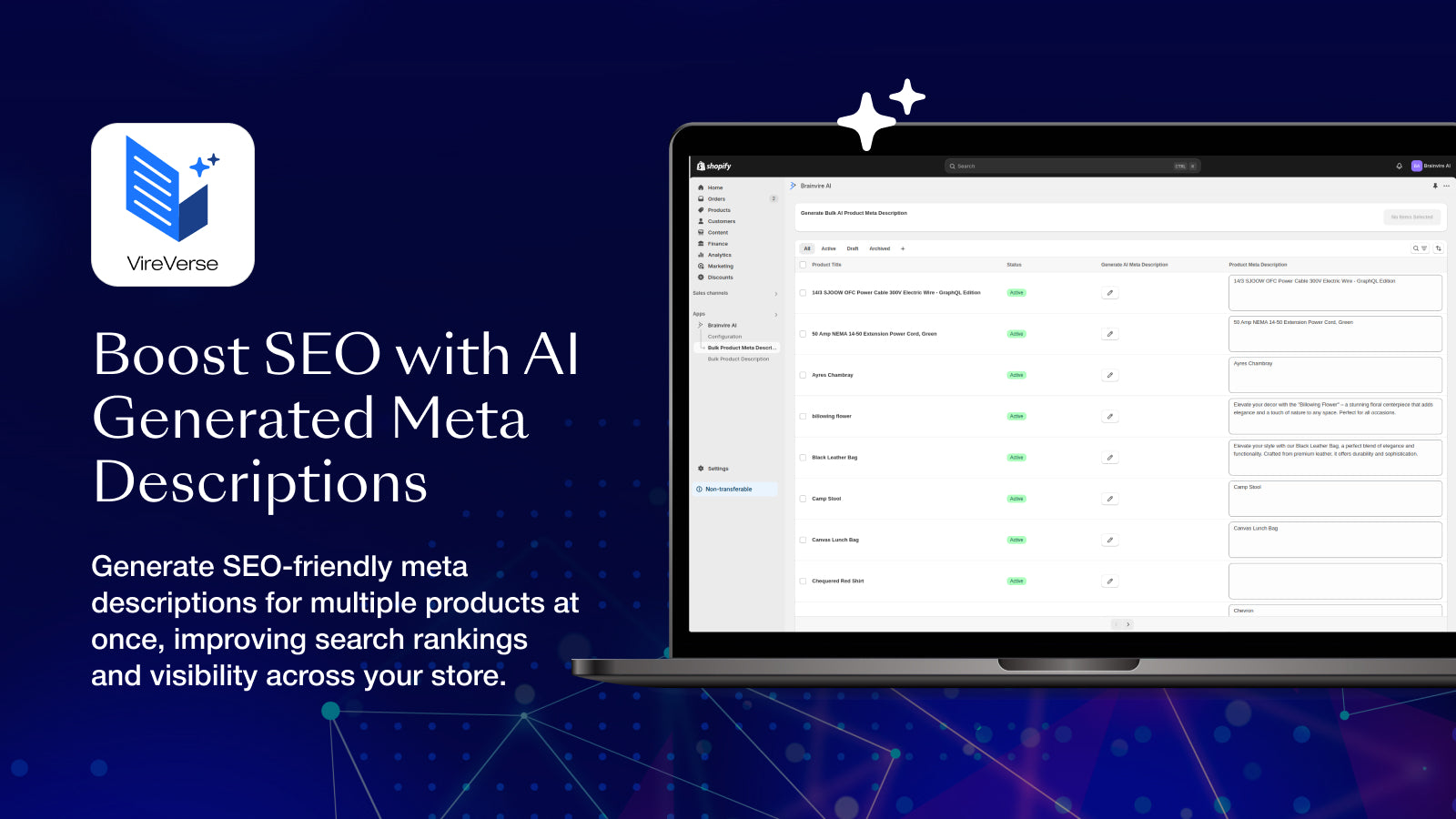 Bulk Product Meta Description