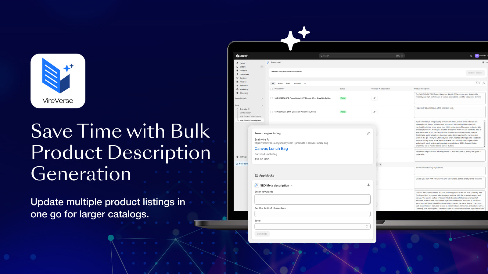 Bulk Product Description