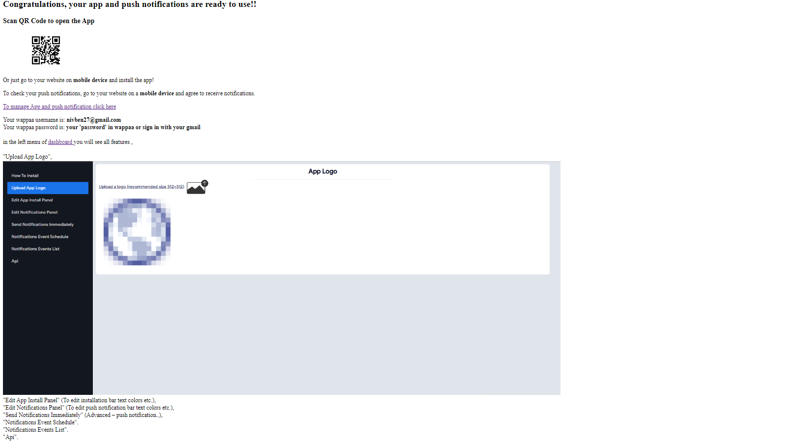 Upload a logo or our app you don't have to