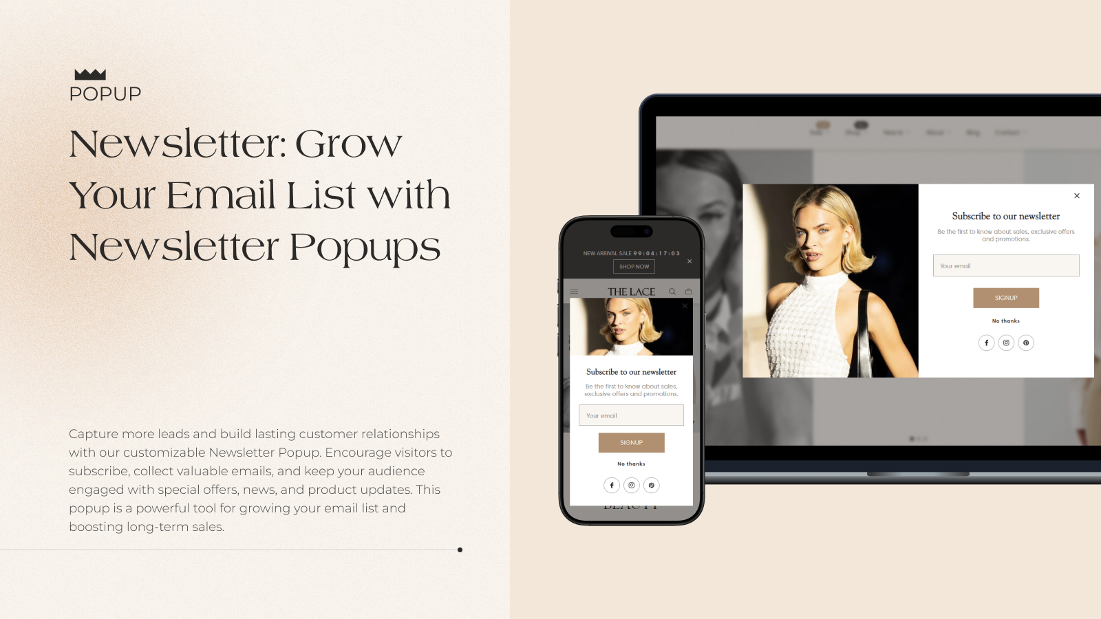 Shopify APP Popup King: Sell & Engage 