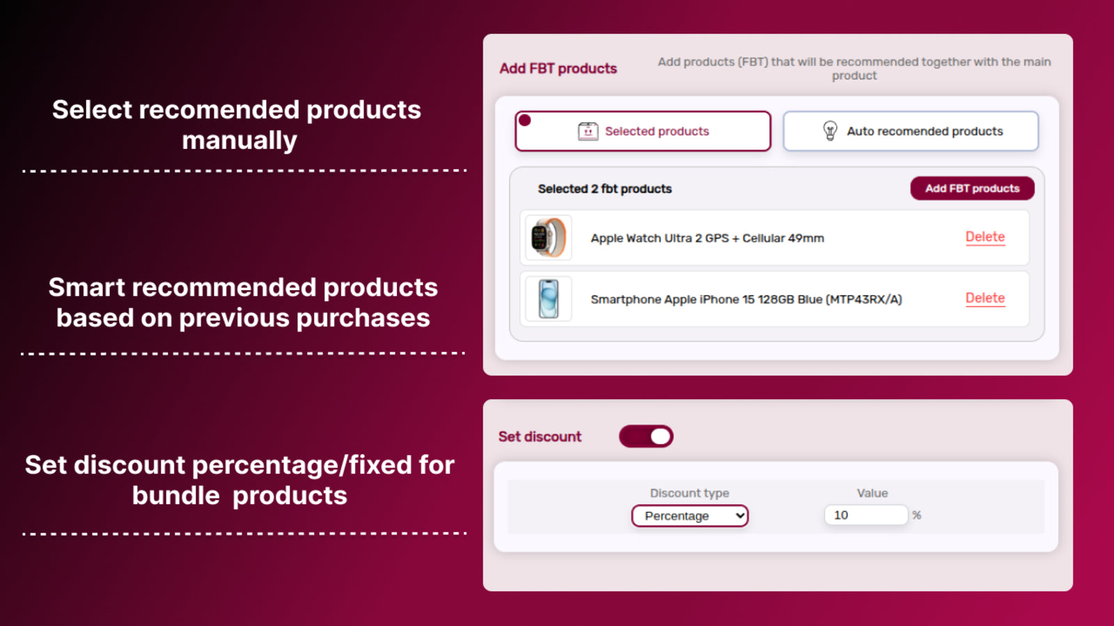 Frequently Bought Together discounts