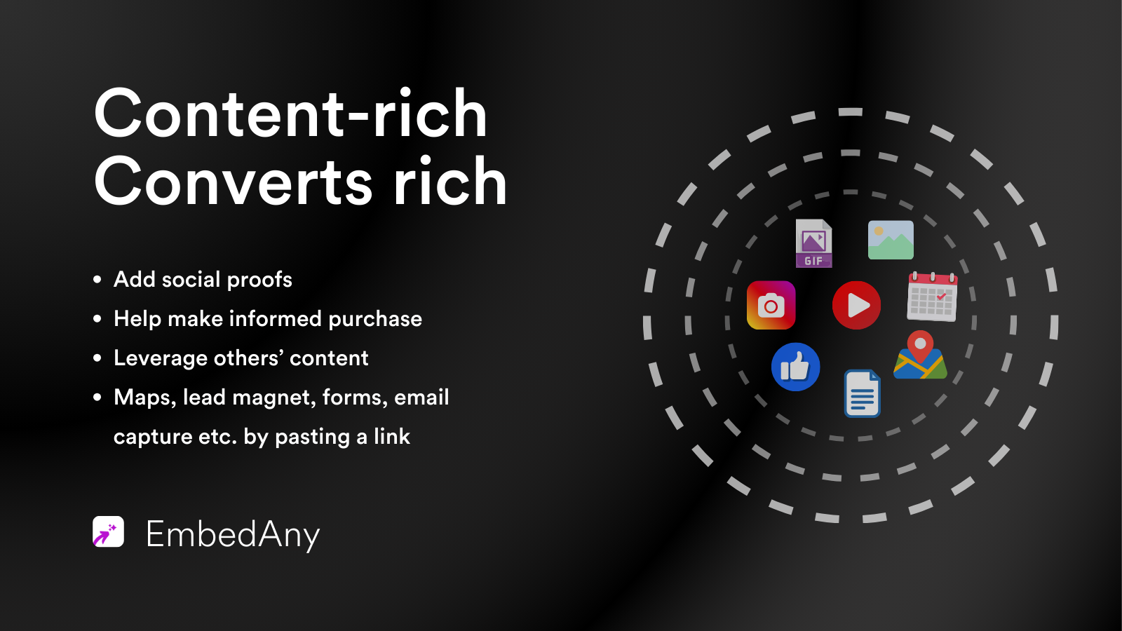 Content rich, converts rich