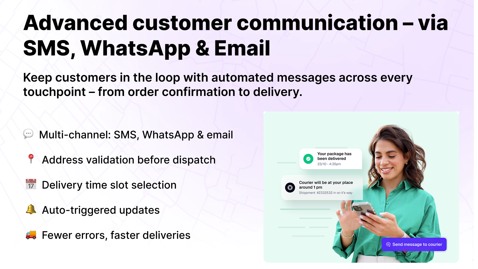 Local Delivery SMS Notifications