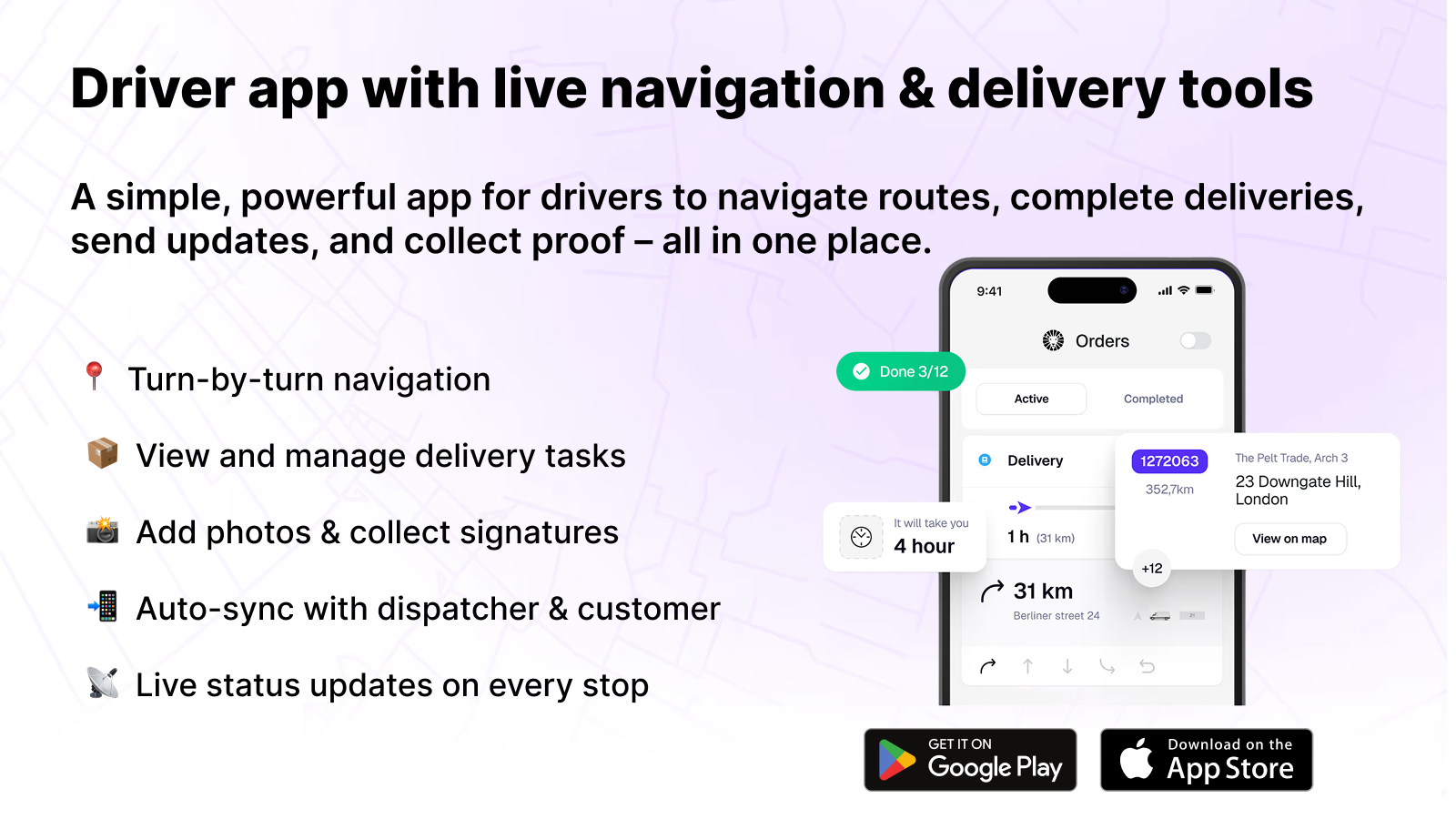 Local Deliveries Driver App