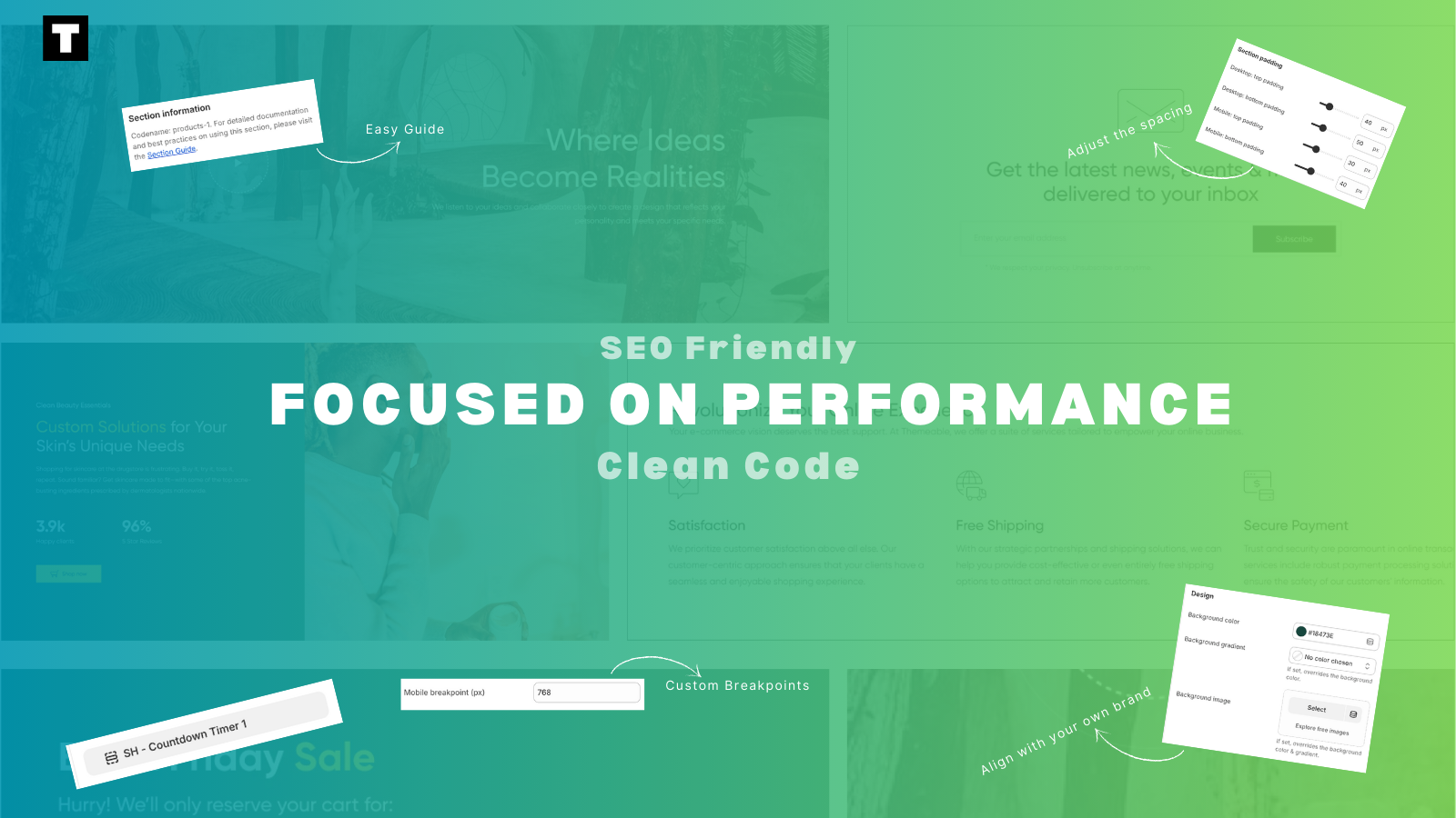 Instantly create professional landing pages with no design skill