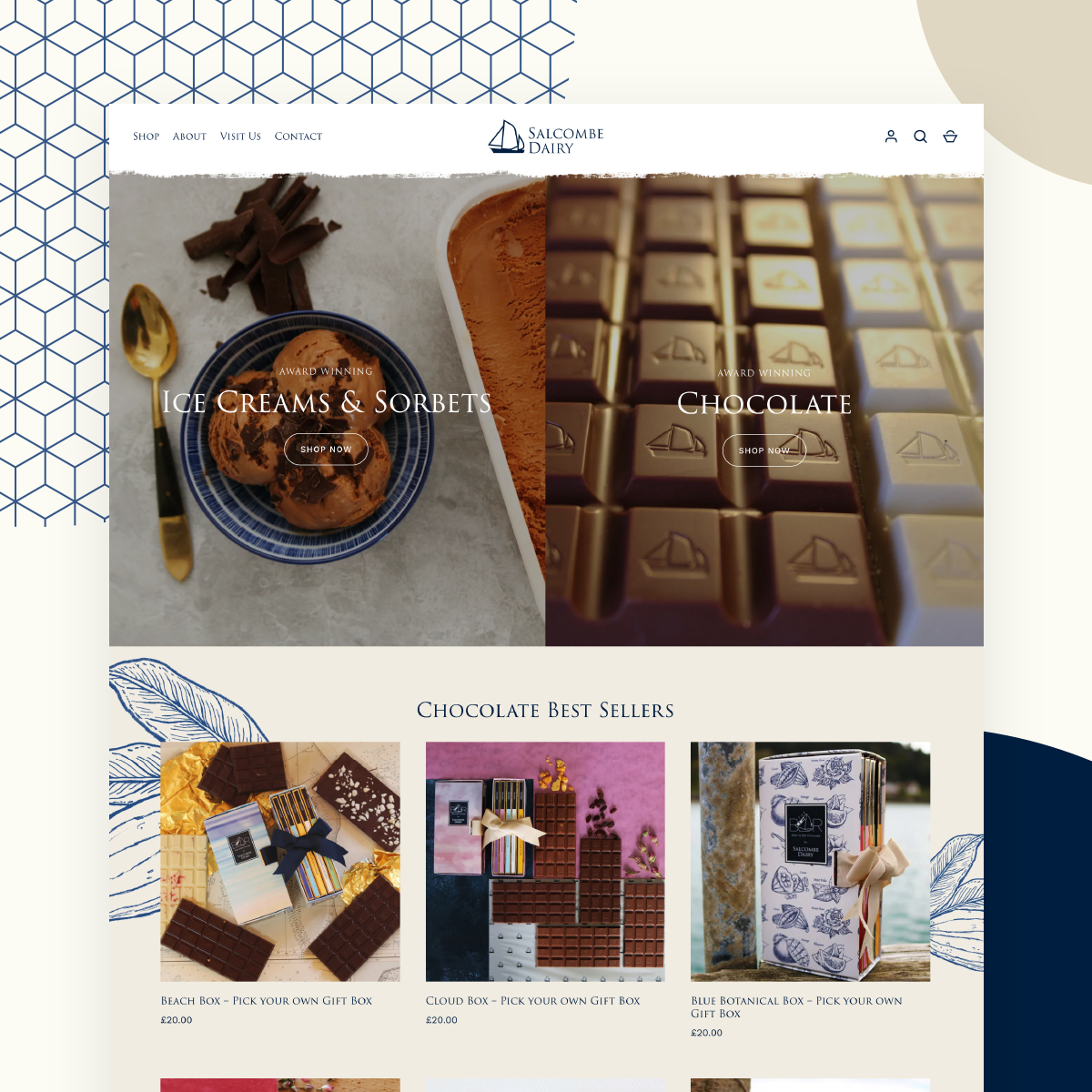 Modern Website Development and Migration for Salcombe Dairy