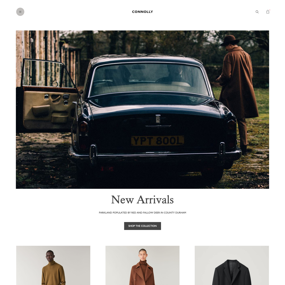 E-commerce Development for Connolly: Showcasing British Heritage